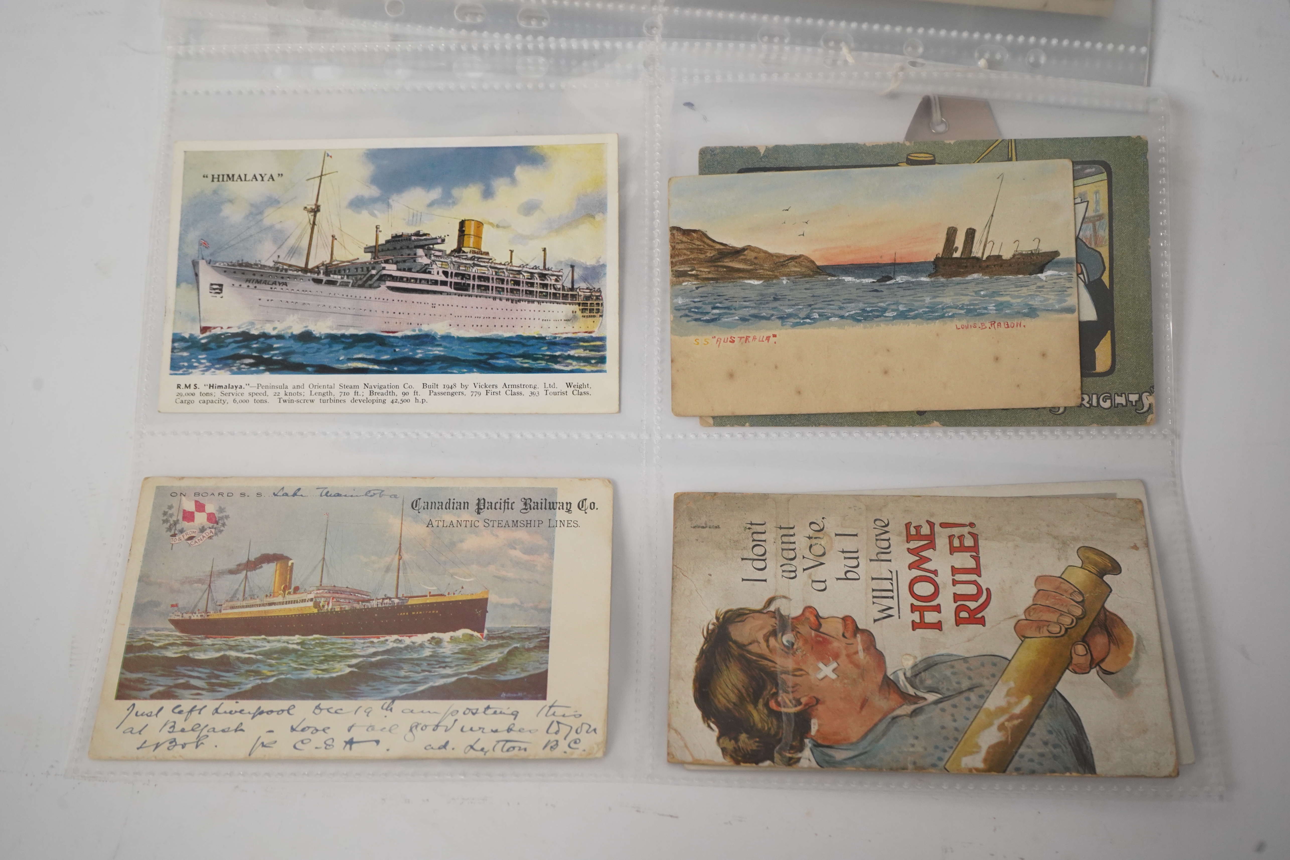 Military Interest: a group of sixty four vintage postcards, mostly pre WW1, including suffrage